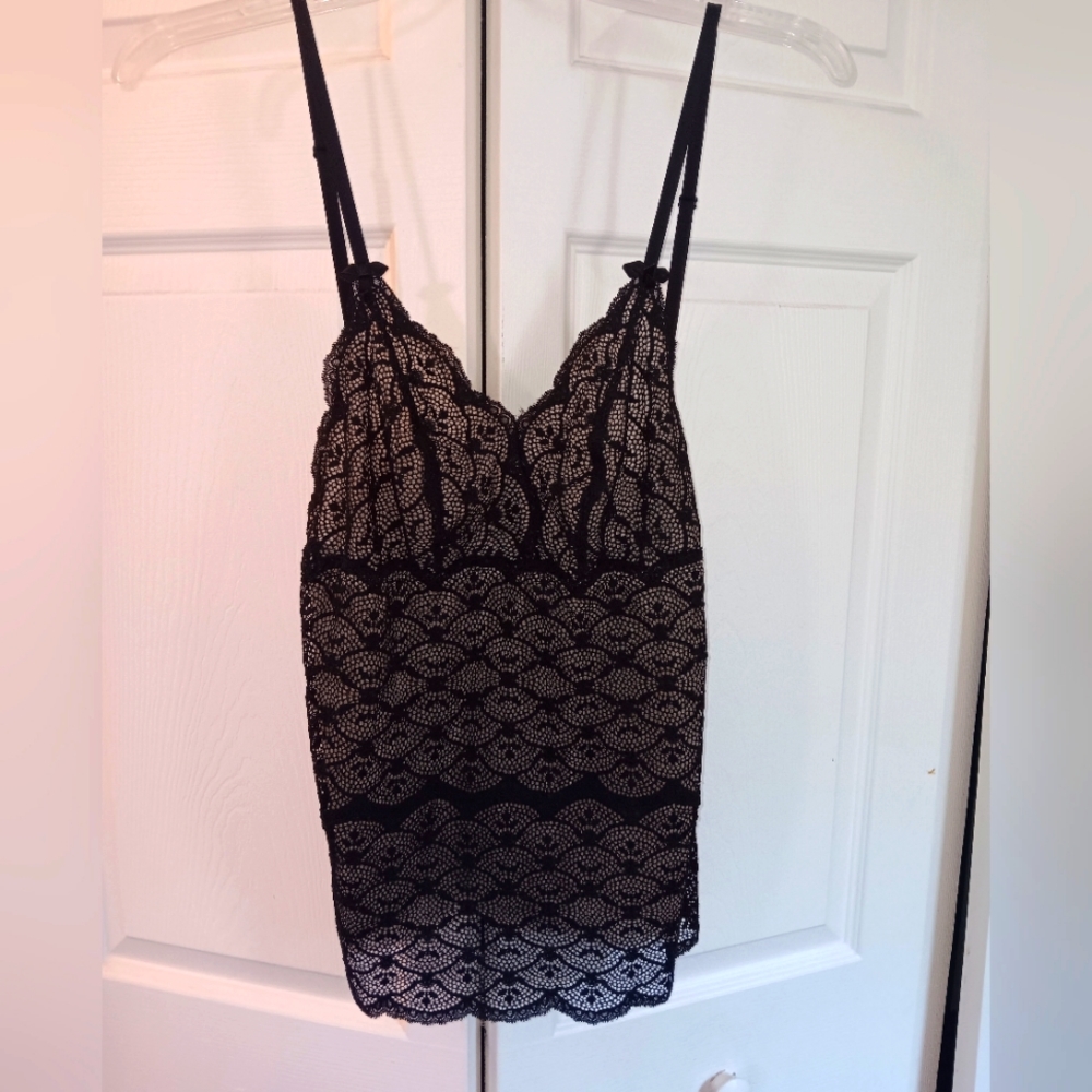 Cosabella Black Illusion Lace Cami. Size L. - Picture 7 of 7